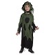 Costume d’enfant tunique en mousseline de soie vert